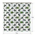 thumbnail image 5 of Cartoon Tractors Harvesters White Pattern Shower Curtain 72"x72" ,Bathroom Decorative Shower Curtains Set with 12 Hooks,Modern Waterproof Washable Shower Curtain, 5 of 6