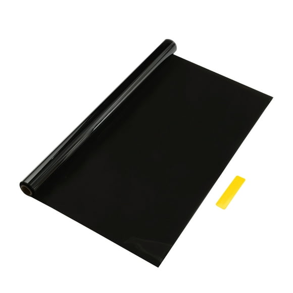Unique Bargains Nano Ceramic Car Window Tint Film VLT 18% IRR 48% UVR 75% Chrome Gray 20ft x 24inch Privacy Film 2mil PET 1 Pc