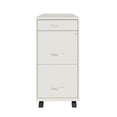 thumbnail image 3 of Space Solutions 18" Deep 3 Drawer Mobile Letter Width Vertical File Cabinet, White, 3 of 6
