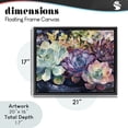 thumbnail image 4 of Stupell Industries Eclectic Tutti Succulents Collection Black Floating Frame Canvas Art, 21 x 17, by Svetlana Aleynikova, 4 of 8