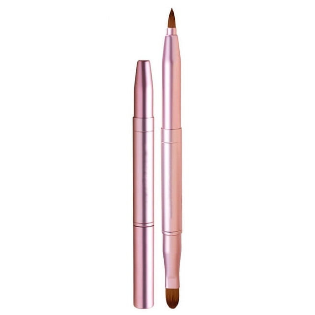 DYD Ended Retractable Lip Brush Versatile Lipstick Applicator Precision Blending For Makeup