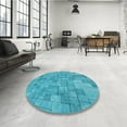 thumbnail image 3 of Ahgly Company Indoor Rectangle Patterned Dark Turquoise Green Area Rugs, 2' x 3', 3 of 6