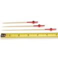 thumbnail image 7 of BambooMN 5.9" Decorative Small Ball Bamboo Cocktail Fruit Sandwich Picks Skewers - Red Dipped - 300pcs, 7 of 7