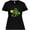 AB-Black, variant on Inktastic St. Patrick's Day Plaid Green and Yellow Shamrocks Women's Plus Size T-Shirt