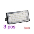 thumbnail image 1 of 50W Power LED Flood Light Floodlight Street Lamp IP65 Foco de luz de paisaje impermeable 3000K 3pc Inevent HA0760-01*3, 1 of 2