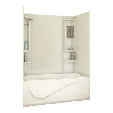 61 x 34 in. Finesse Acrylic White Tub Wall