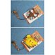thumbnail image 3 of 3Pcs Cats Feather Teaser Toy Stuffed Animal Chew Toy for Kitten Teething Bite Resistant Interactive Toy without Catnips, 3 of 4