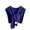 Dark Blue, variant on Xfvqtps Womens Fake Collar Knitting Detachable Solid Color Bow Shoulder Decoration Mini Cape Elegant Lightweight Breathable Soft Shawls Blue