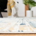 thumbnail image 5 of SAFAVIEH Skyler Mandy Distressed Area Rug, Navy/Gold, 8' x 10', 5 of 9