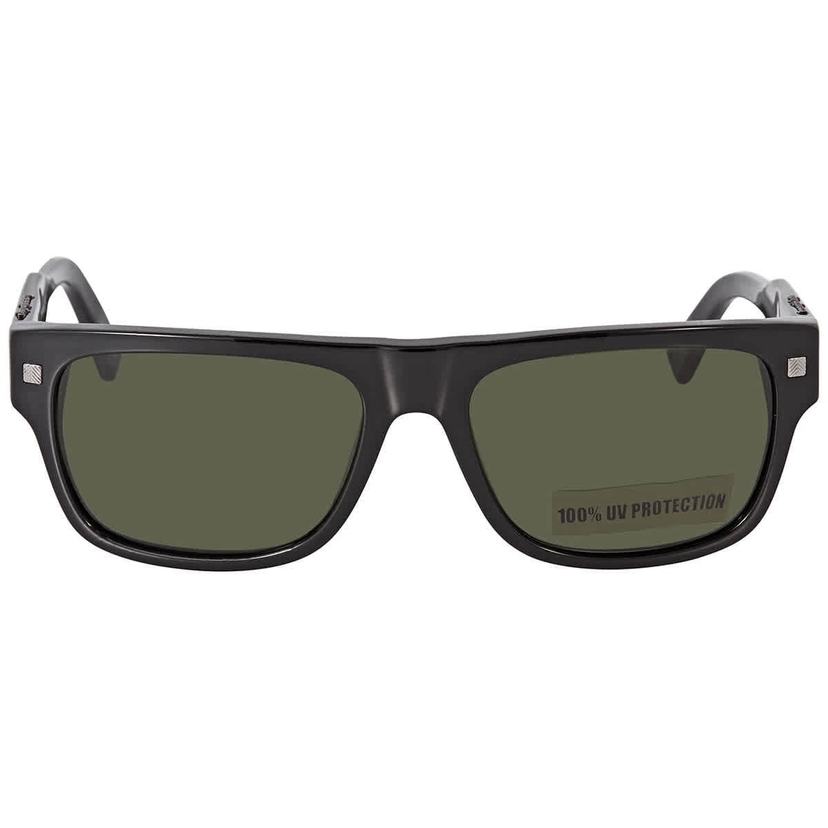 kassa slank Op grote schaal Ermenegildo Zegna Green Rectangular Men's Sunglasses EZ0088 01N 56 -  Walmart.com