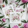 thumbnail image 6 of 12 Sheets 12 Style Rub on Transfers 5.5x5.5 Inch Floral Print Rub on Transfer Stickers for Window Furniture Craft Decals, 6 of 8