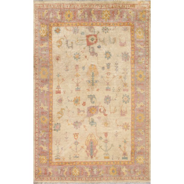 Pasargad Home Oushak Collection HandKnotted Wool Area Rug Walmart