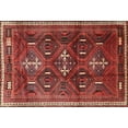 thumbnail image 1 of Ahgly Company Indoor Rectangle Traditional Sienna Brown Area Rugs, 3' x 5', 1 of 6