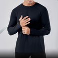 thumbnail image 7 of sageysalite Mens Long Sleeve Shirts with Thumb Holes Lightweight Slim Fitted Breathable Quick Drying Athletic Shirts, 7 of 7