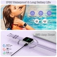 thumbnail image 5 of FPZMIU 1.83" Display Smart Watch, High-Definition Fitness Watch with Always-On Touchscreen for Men Women, Purple, 5 of 6