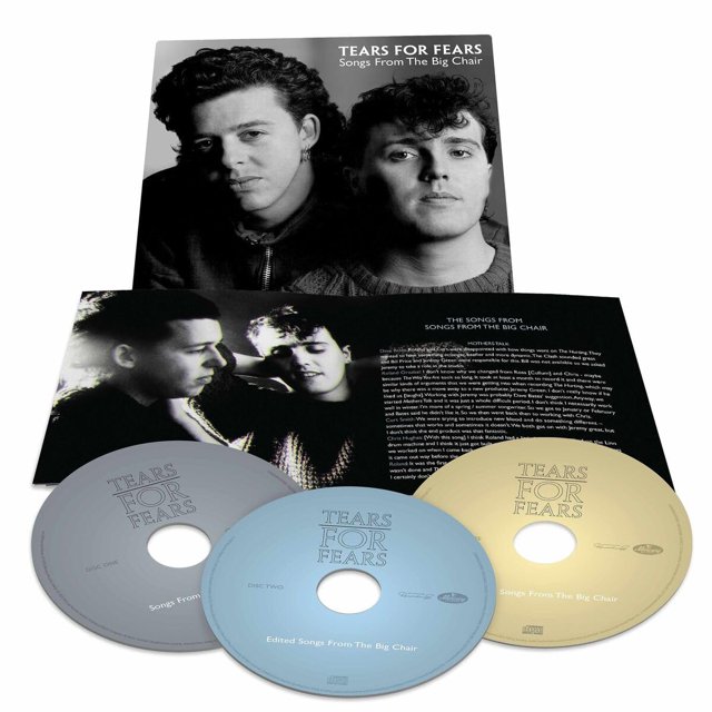 Caja de CD Tears for Fears Songs From The Big Chair 40 Aniversario