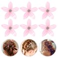 thumbnail image 2 of 10 Pcs Mini Pinces à Griffes Mini Pinces à Griffes Fleur Pinces à Cheveux Strass Décorations pour Cheveux Filles, 2 of 8