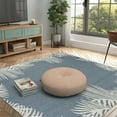 thumbnail image 4 of Covers & All Coussin Rond Intérieur/extérieur, Housse de Coussin 24 Pouces avec Insert, 4 of 8