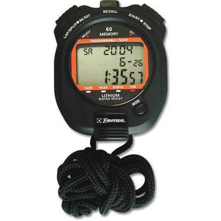 Emerson 60-Memory Stopwatch