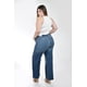 thumbnail image 3 of Jeans Wide Leg con aplicaciones brillantes Roman Fashion /Tallas Extras, 0203 (Azul medio) azul 44, 3 of 9