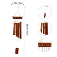 thumbnail image 2 of FUTUREORYY Bamboo Wind Chime Brown 1Set Tree Wind Chime For Outdoor Use, 2 of 8