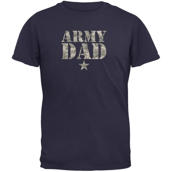 Father's Day Army Dad Navy Adult T-Shirt - 2X-Large