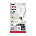 thumbnail image 2 of SATCO S12409 5W 120V High Lumen LED Bulb A19 E26 Medium Base 3000K (6 Pack), 2 of 11