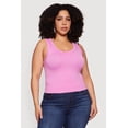 thumbnail image 2 of Women's Plus Size Seamless Scoop Neck Tank Top, 2 of 4