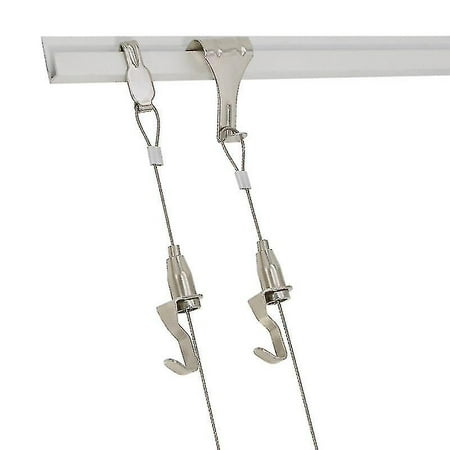

Picture Hanging Wire Kit 2m 1.5mm Stainless Steel And Rail Moulding Hook Hold Up To 40 Kg 5 Pcs