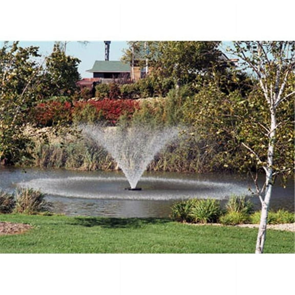 Kasco VFX Series Aerating Pond Fountain - 1 Horse Power 120V Single Phase with 150 ft Electric Power Cord | Pond Aerator Pump for Ponds & Lakes | Efficient Pond Aeration Systems Black