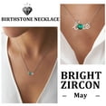 thumbnail image 4 of Beautlace Heart Love Necklace,925 Sterling Silver Enchanting Love Birthstone Heart Pendant Necklace Jewelry Birthday Christmas Valentines Mother's Day Gifts for Women Mom, 4 of 9