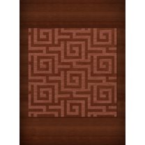 Dalyn Dover Area Rug DV13 Dv13 Coral Squares Maze 8' x 8' Square