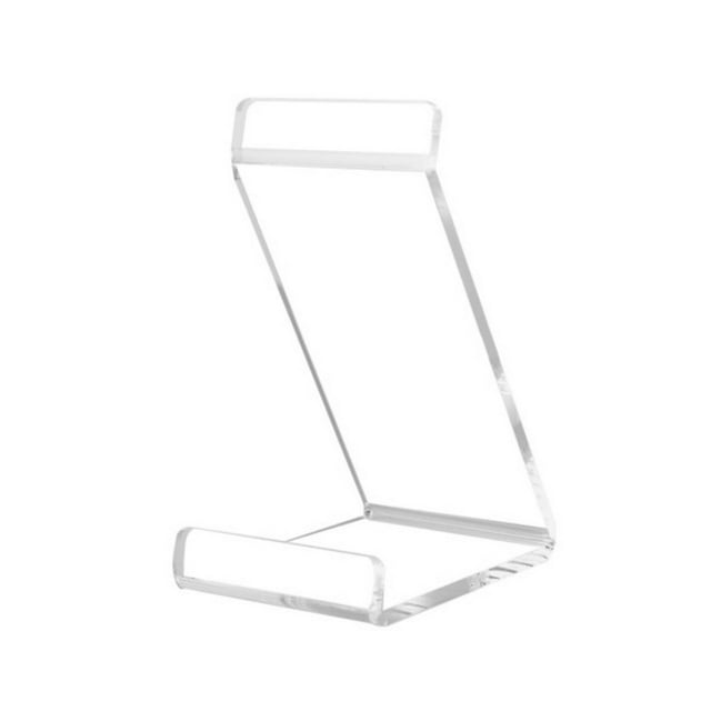 Black Acrylic Record Display Rack 10 Degree Tilt Easy Install for Albums Photos