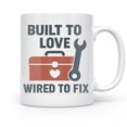 thumbnail image 2 of Handy Man 11 oz Coffee Mug - Heartfelt Gift for Dads White Ceramic, 2 of 7