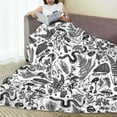 thumbnail image 6 of Zufioo Fall Forest Fleece Blanket Queen Size,Plush Bed Blanket,Ultra Soft Throw Blanket,Plush Fuzzy Cozy Blanket Perfect for Bed,Couch-80"x60", 6 of 7