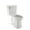 White, variant on American Standard Townsend Vormax Right Height Elongated One-Piece Toilet With Seat in White