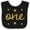 Black and White, variant on Inktastic 1st Birthday One Gold Boys or Girls Baby Bib