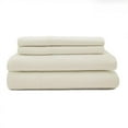 thumbnail image 1 of Sobella 03514677100000 500 Thread Count Solid100 Percentage Cotton Sheet Set, Ivory, 1 of 1
