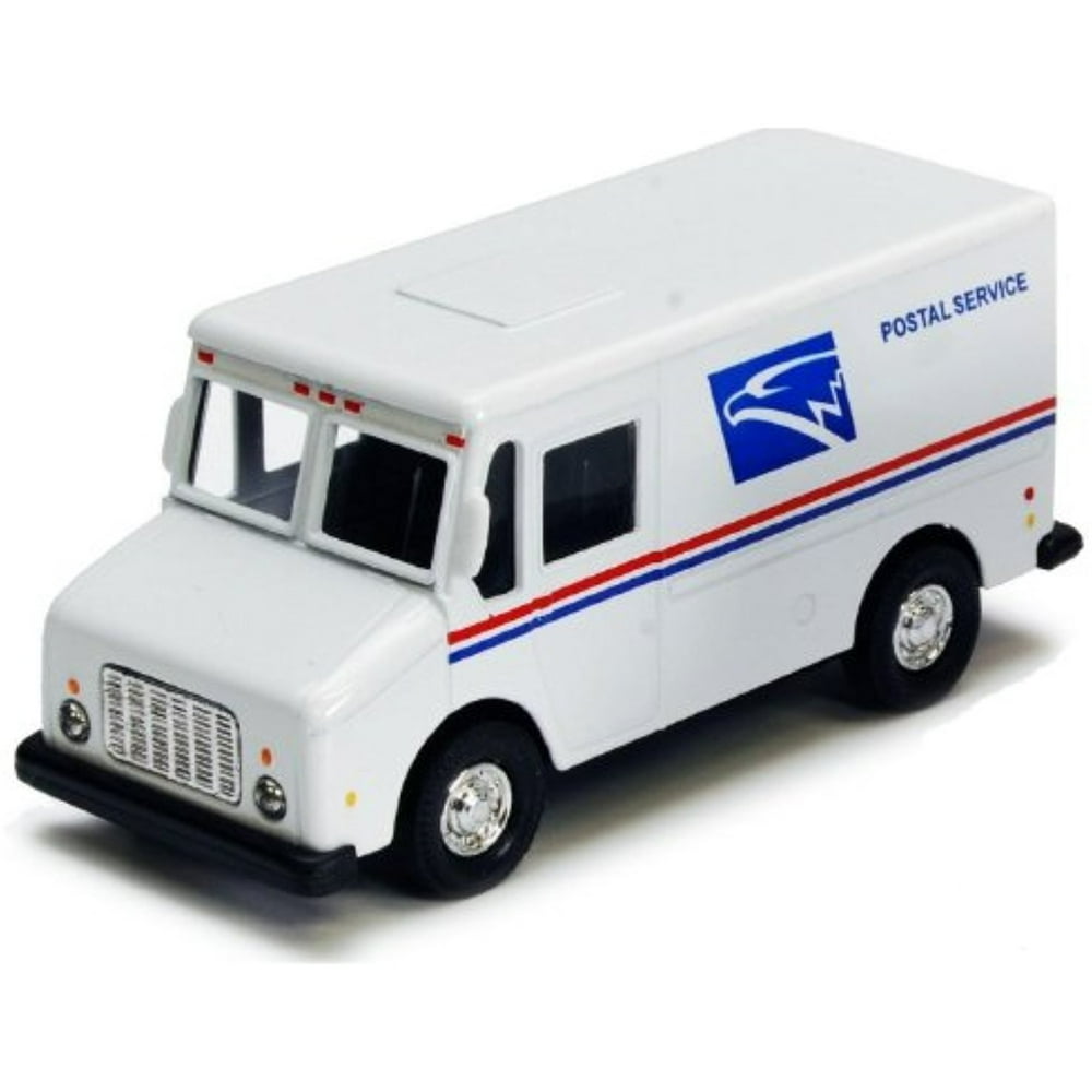 PULL BACK USPS Mail Delivery Truck Diecast Toy Model 4.5 inch Walmart