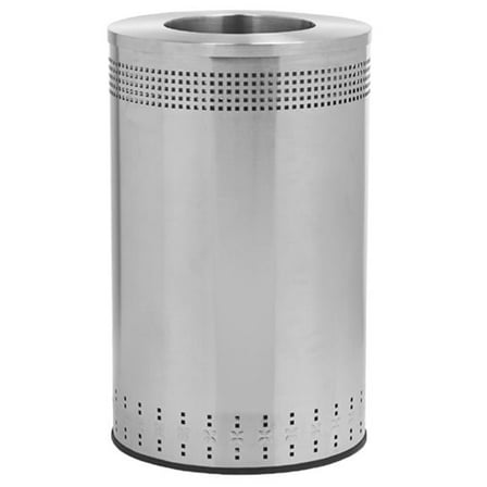 Imprinted 45 Gallon Stainless Steel Trash Can