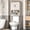 Unique White, variant on Vabches Over The Toilet Storage Cabinet, Farmhouse Over Toilet Storage Cabinet, Metal Frame with 2 Barn Doors, Home Space-Saving Toilet Rack for Bathroom, Toilet, Laundry Room.