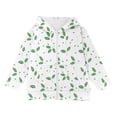 thumbnail image 6 of Piuwrlz Girls Lightweight Jacket Hooded Jackets Winter Zipper for Girl Sweatshirt Green Size 10 Years, 6 of 7