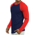 thumbnail image 2 of 3 Packs of Top Pro Men & Women Long Sleeve Baseball Raglan Tee Shirt Top (S-3XL), 2 of 4