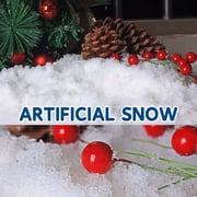 RKZDSR Artificial Instant Snow Powder - 50g Inflatable Snow for Winter Decorations, Fake Snowflakes for Indoor Shooting, Holiday Crafts & Party Decor - Eco-Friendly, Easy to Use