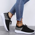 thumbnail image 6 of JikouIivo Women's Fashion Casual Mesh Breathable Lace Up Sneakers Loafers Shoes Women's Shoes Clearance, 6 of 8