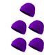 thumbnail image 1 of Sonducket Sombreros para mujer Color sólido Accesorio de ropa Cubierta para la cabeza Gorros de invierno Gorro de punto grueso para al aire gris claro 5Conjunto, 1 of 6