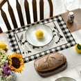 thumbnail image 4 of Easter Bunny Egg Pattern Linen Print Kitchen Dining Room Insulated Decorative Placemat（10）, 4 of 7