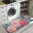 thumbnail image 3 of Pioneer Flower Floral Print Pattern Kitchen Rug Mat,Kitchen Runner Rugs Non Skid Washable,Decorative Kitchen Floor Mats for Kitchen,Sink,Laundry,17"x47.2", 3 of 7