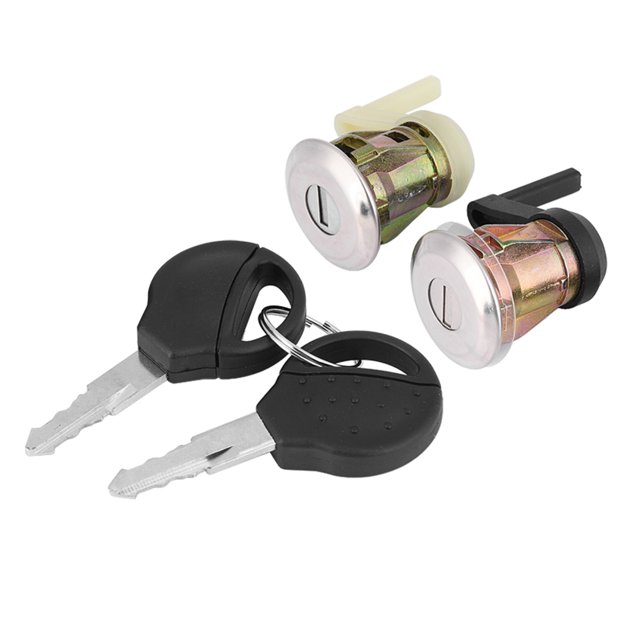 Juego de cerradura de puerta de automóvil, juego de cilindro de cerradura de puerta delantera izquierda y derecha Juego de cerradura de puerta Eficiencia óptima