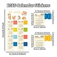 thumbnail image 3 of kyusrd Home Office Decor Specials!2025 Calendar Stickers Diary Notebook Classification Label Stickers Month Stickers, 3 of 3